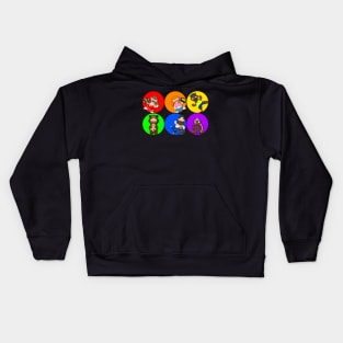 Gay Pride Spots Kids Hoodie